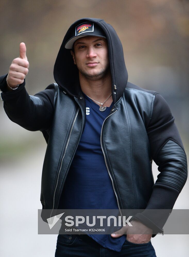 Chechen bodybuilder Rustam Ocherkhadzhiyev