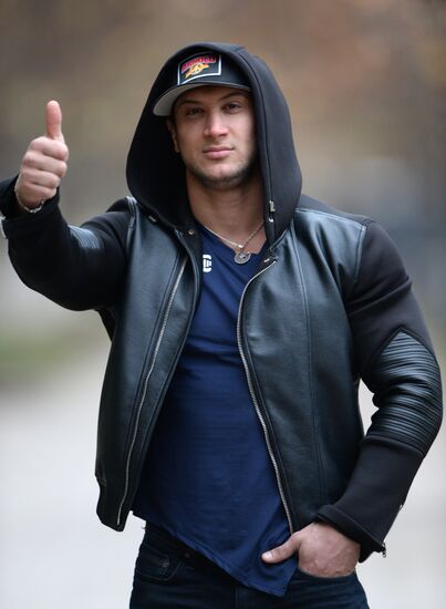 Chechen bodybuilder Rustam Ocherkhadzhiyev