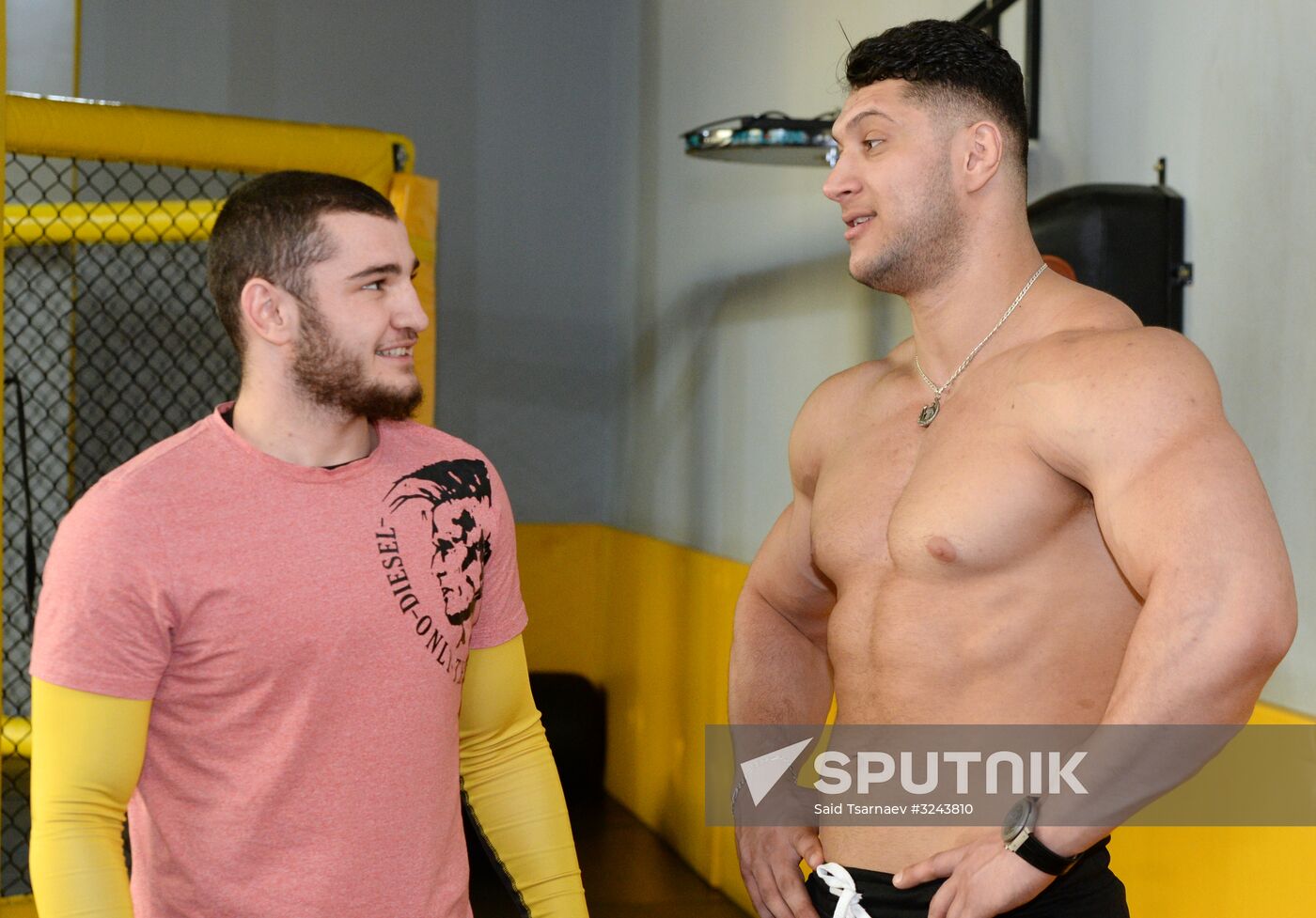 Chechen bodybuilder Rustam Ocherkhadzhiyev