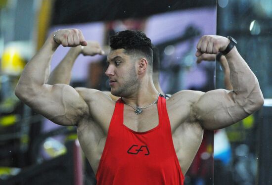 Chechen bodybuilder Rustam Ocherkhadzhiyev