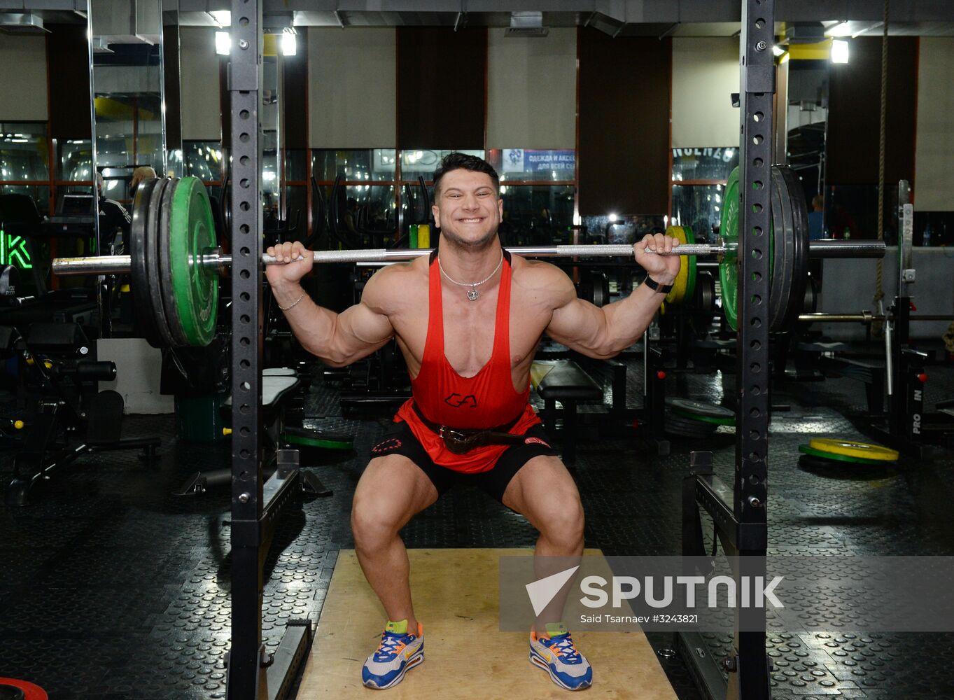 Chechen bodybuilder Rustam Ocherkhadzhiyev