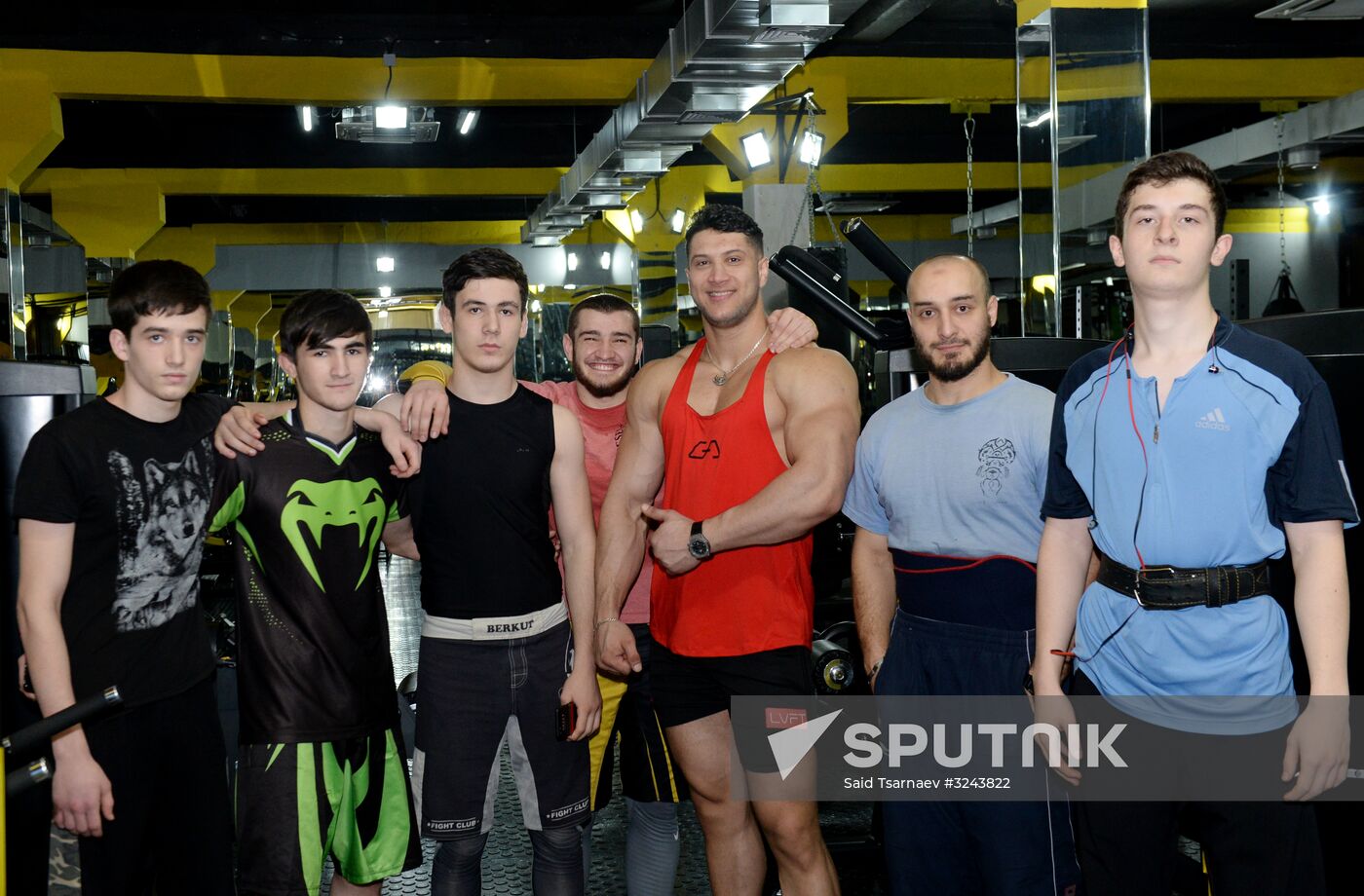 Chechen bodybuilder Rustam Ocherkhadzhiyev