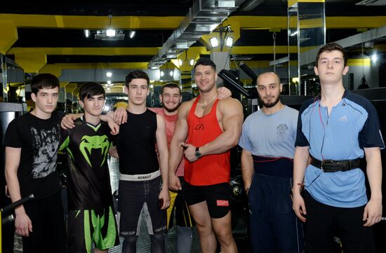 Chechen bodybuilder Rustam Ocherkhadzhiyev