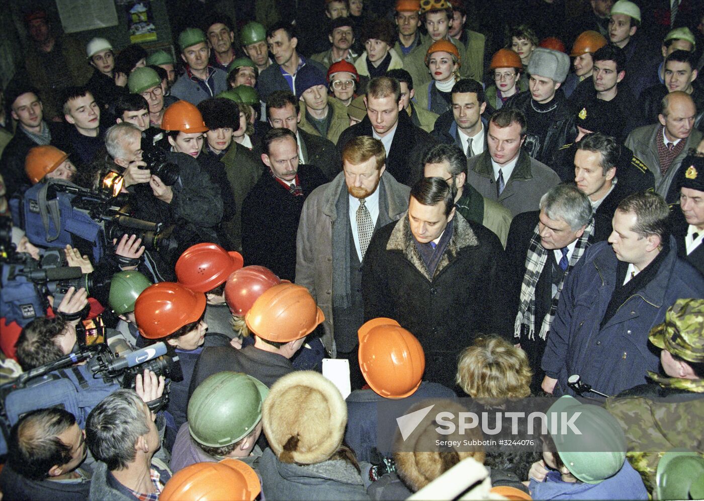 Russian Prime Minister Mikhail Kasyanov visits Sevmash