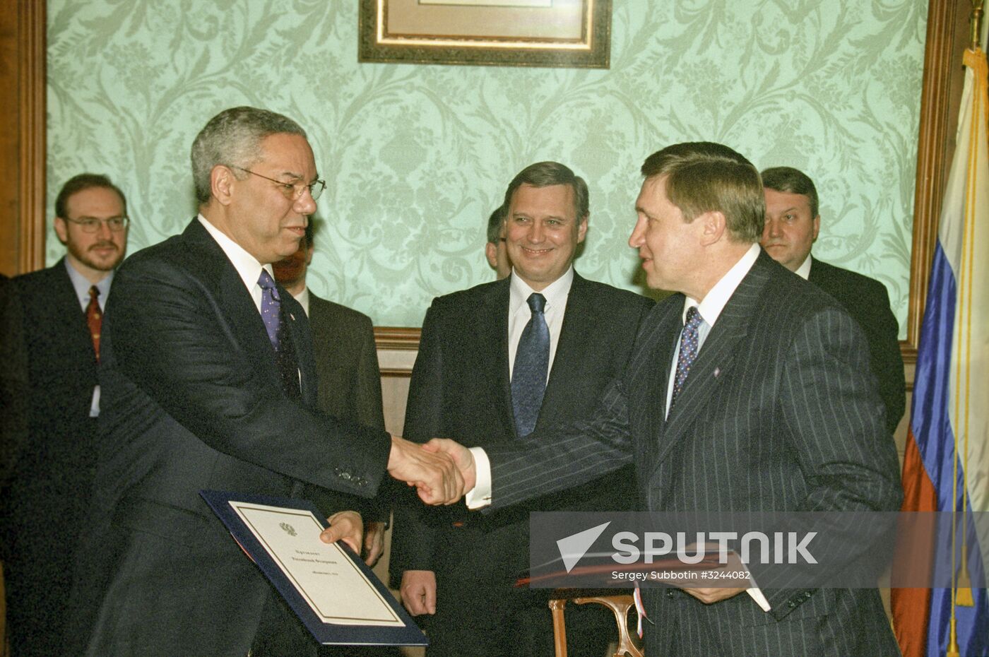Russian Prime Minister Mikhail Kasyanov visits United States