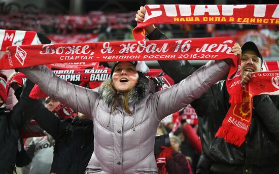 Football. RFPL. Spartak vs. Zenit
