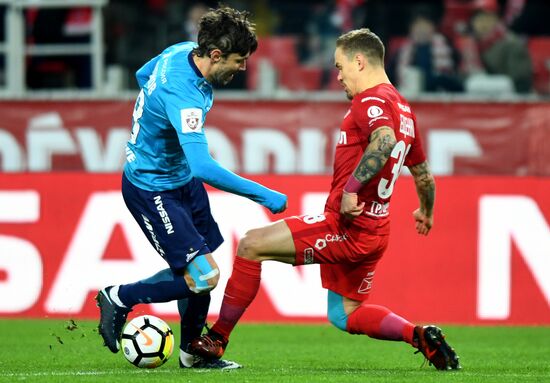 Football. RFPL. Spartak vs. Zenit