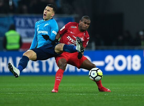 Football. RFPL. Spartak vs. Zenit