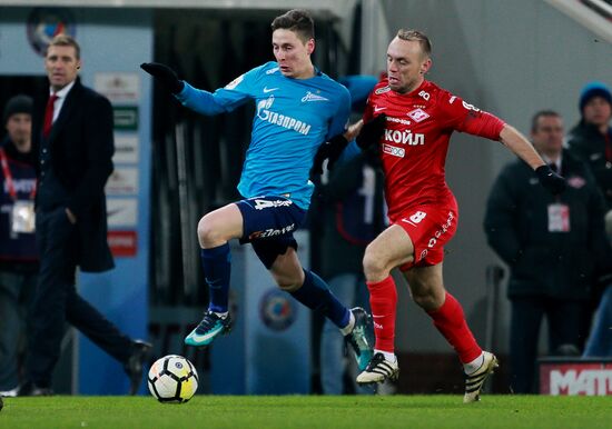Football. RFPL. Spartak vs. Zenit