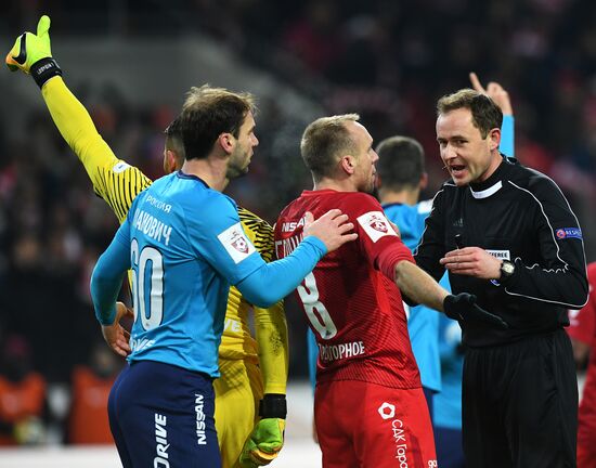 Football. RFPL. Spartak vs. Zenit