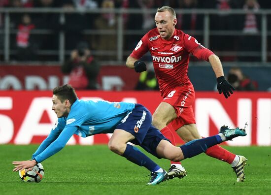 Football. RFPL. Spartak vs. Zenit