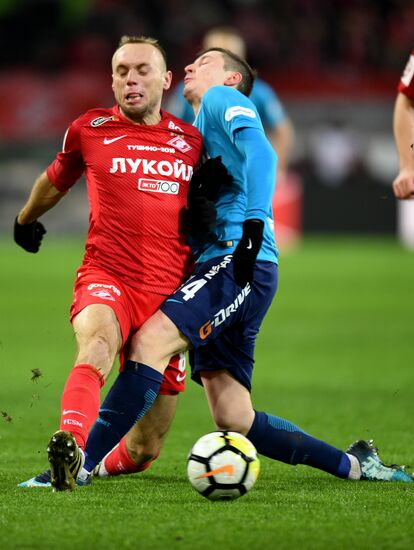 Football. RFPL. Spartak vs. Zenit