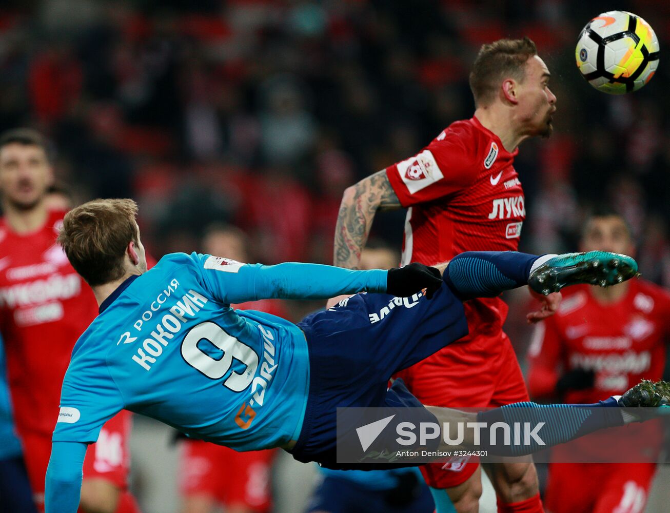 Football. RFPL. Spartak vs. Zenit