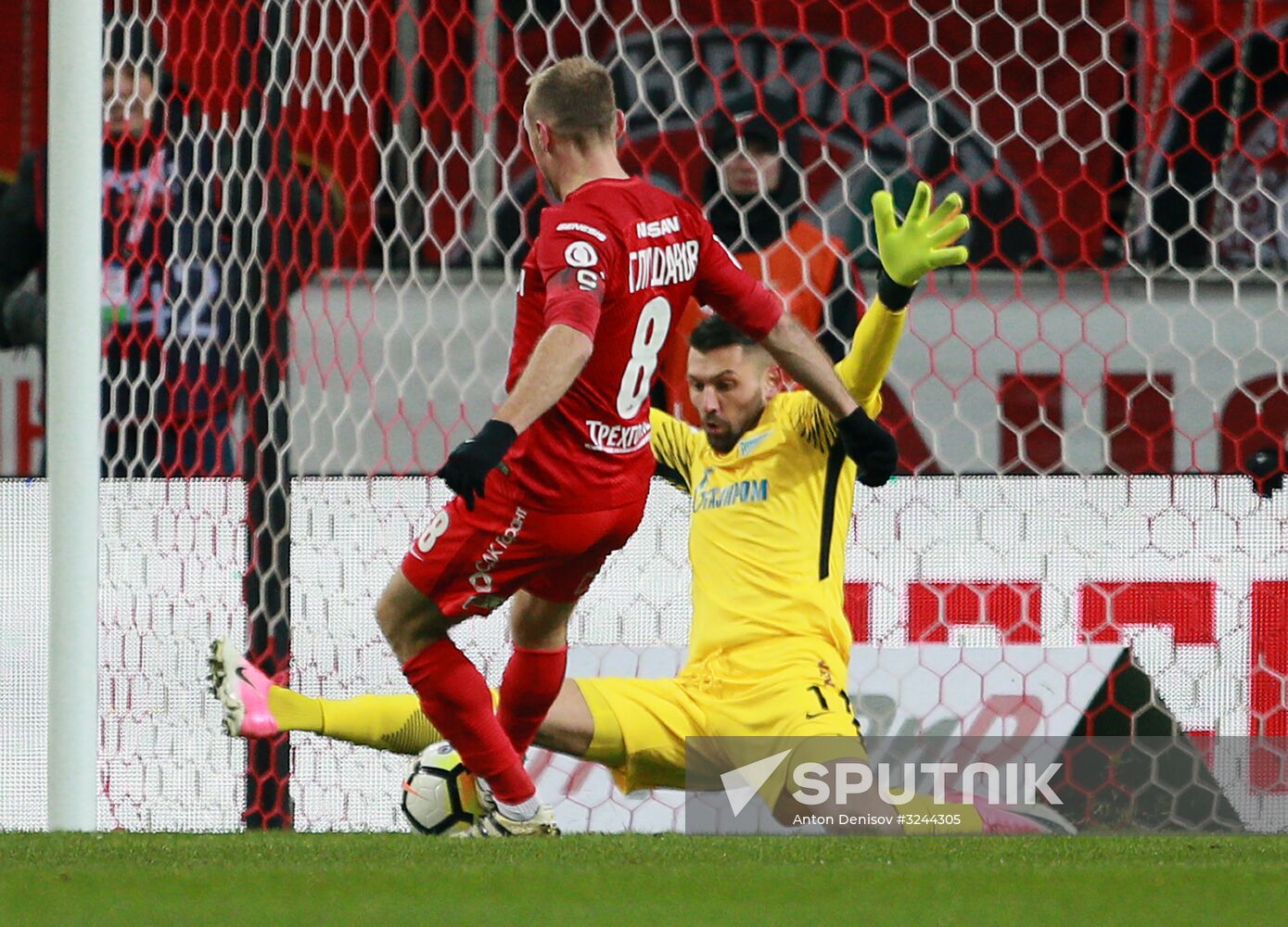 Football. RFPL. Spartak vs. Zenit