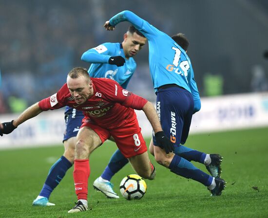 Football. RFPL. Spartak vs. Zenit