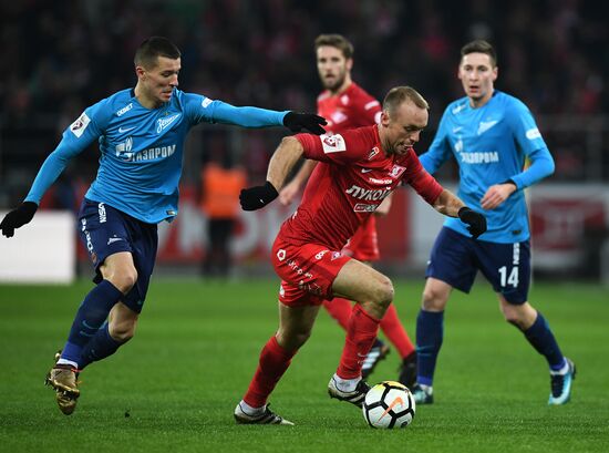 Football. RFPL. Spartak vs. Zenit