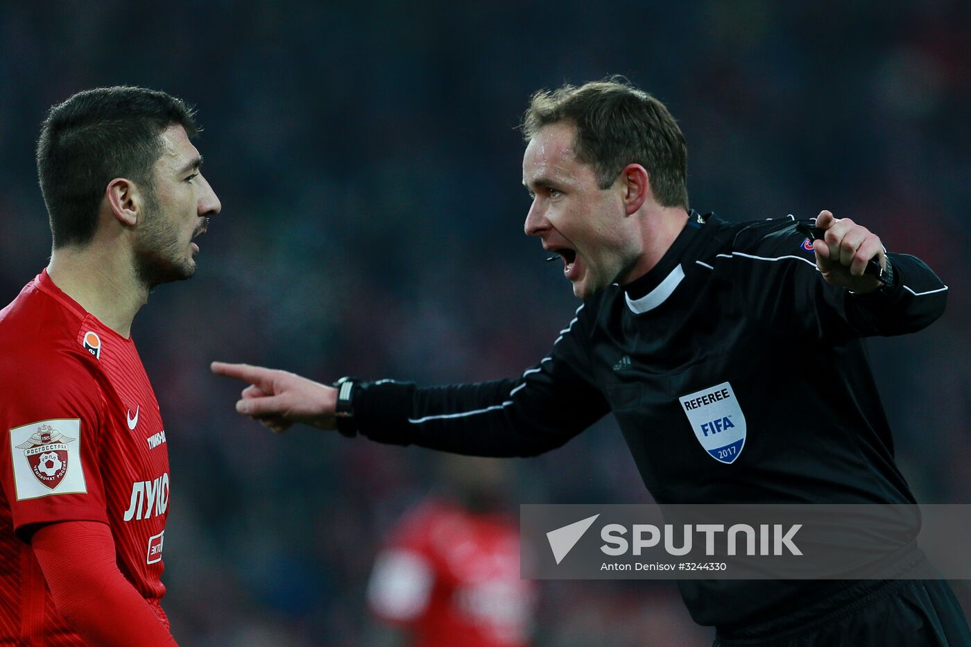 Football. RFPL. Spartak vs. Zenit