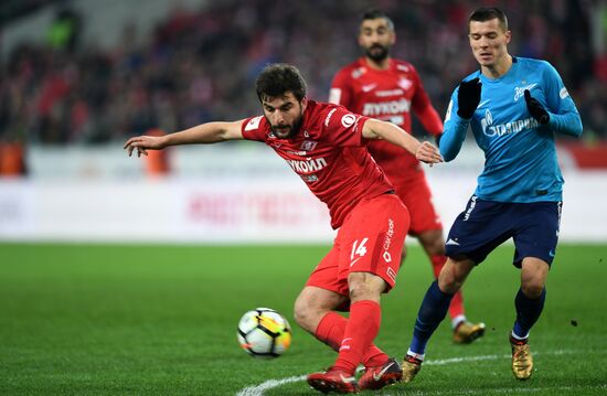 Football. RFPL. Spartak vs. Zenit
