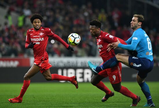Football. RFPL. Spartak vs. Zenit
