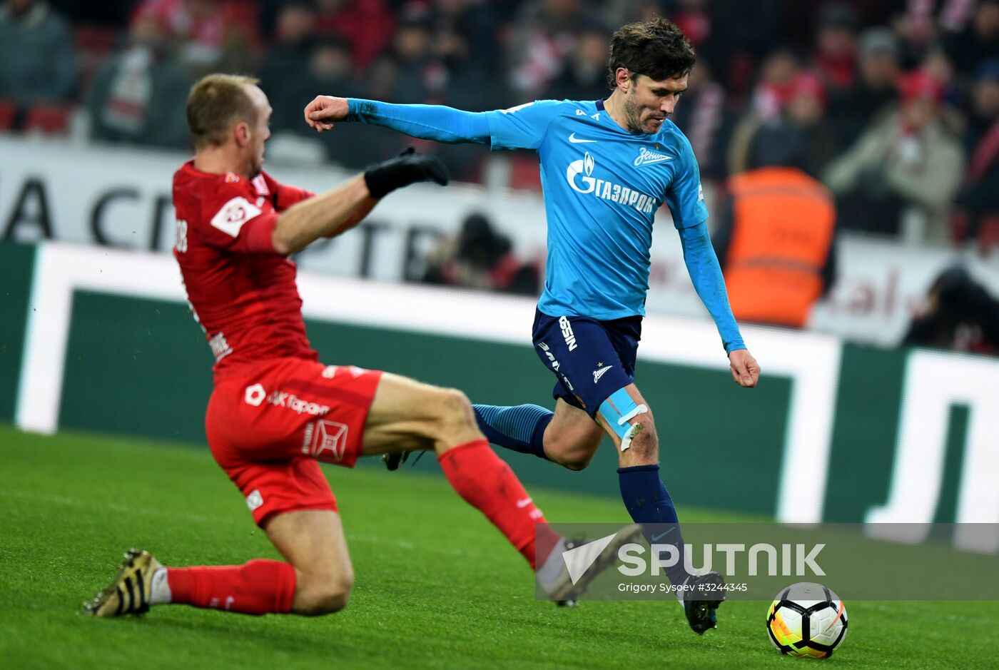 Football. RFPL. Spartak vs. Zenit