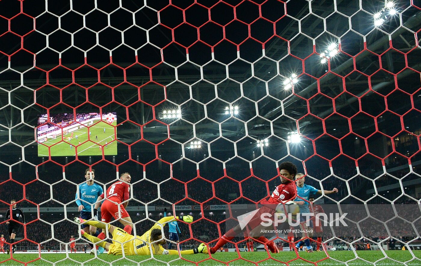 Football. RFPL. Spartak vs. Zenit