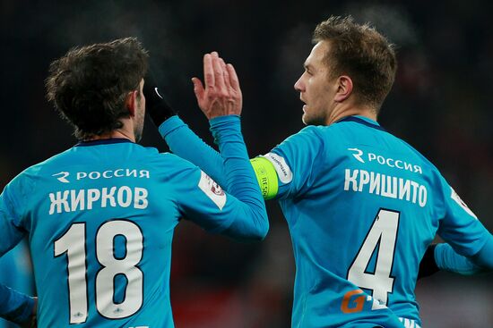 Football. RFPL. Spartak vs. Zenit