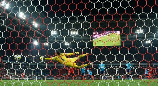 Football. RFPL. Spartak vs. Zenit