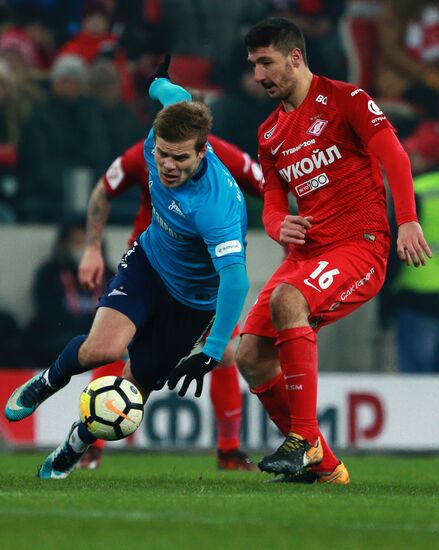 Football. RFPL. Spartak vs. Zenit