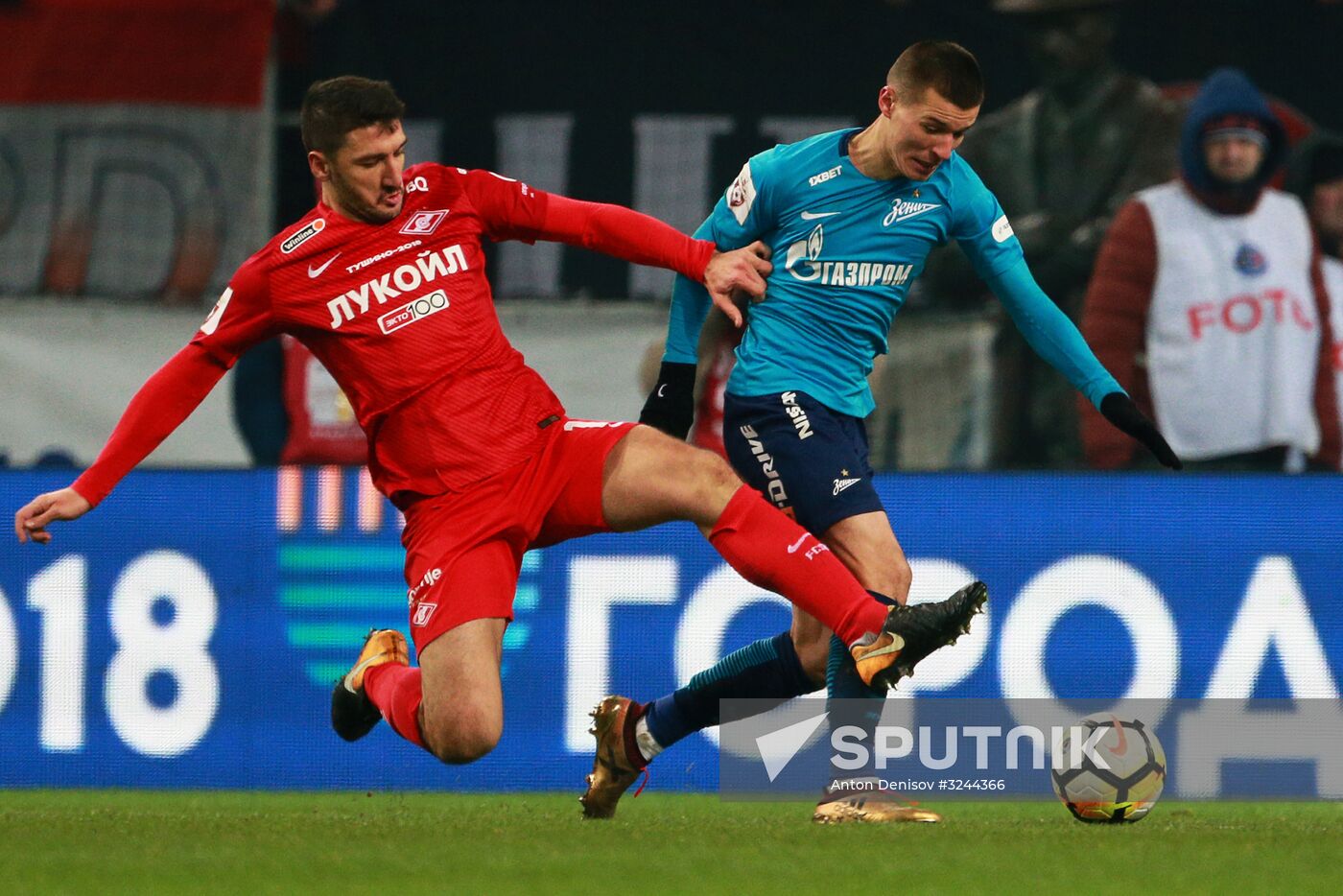 Football. RFPL. Spartak vs. Zenit