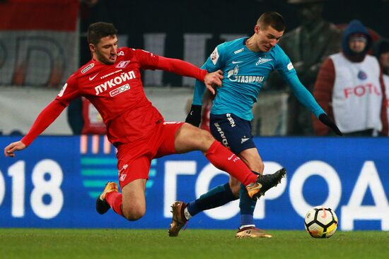 Football. RFPL. Spartak vs. Zenit