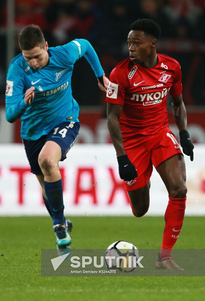 Football. RFPL. Spartak vs. Zenit