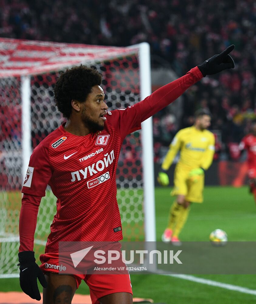 Football. Russian Football Premier League. Spartak vs. Zenit