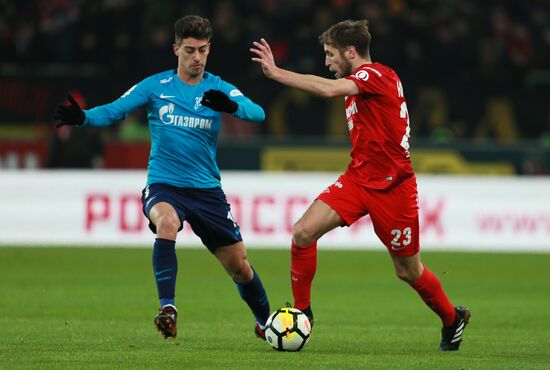 Football. RFPL. Spartak vs. Zenit