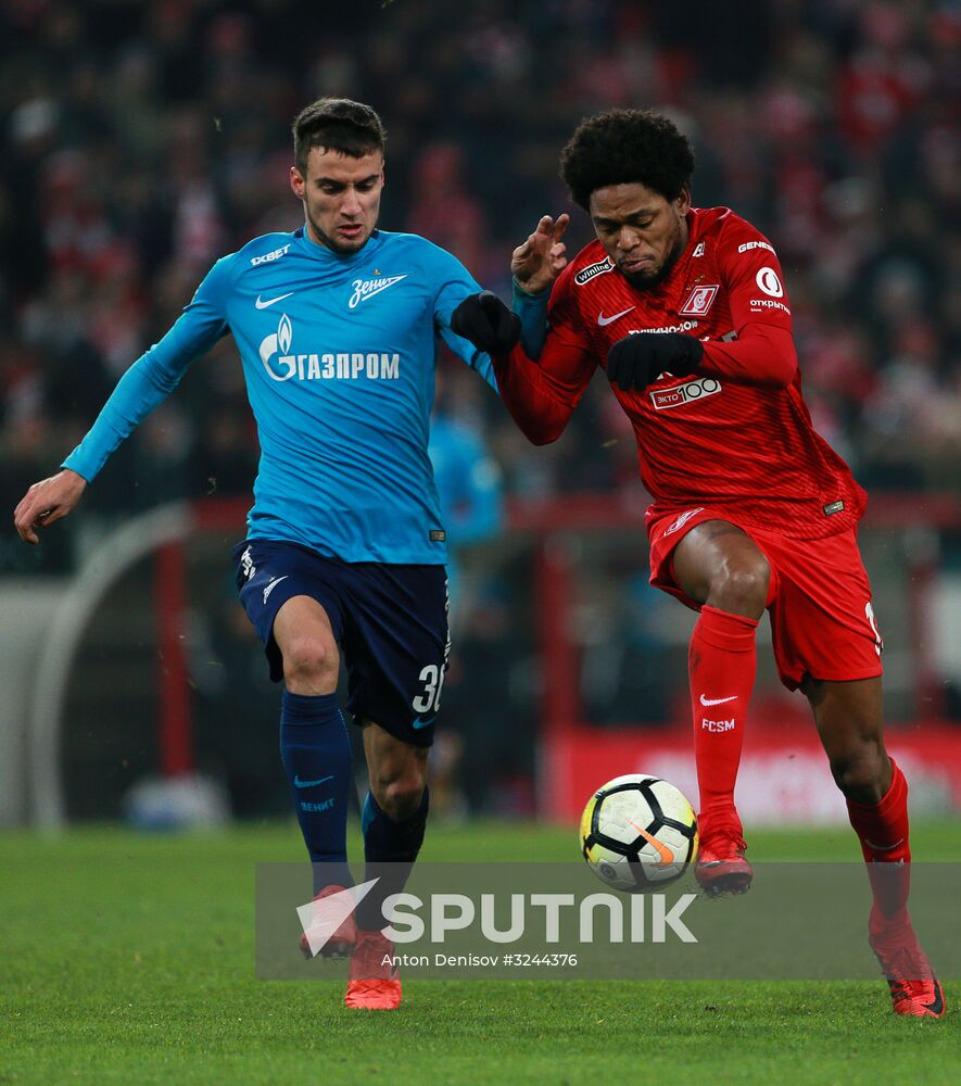Football. RFPL. Spartak vs. Zenit