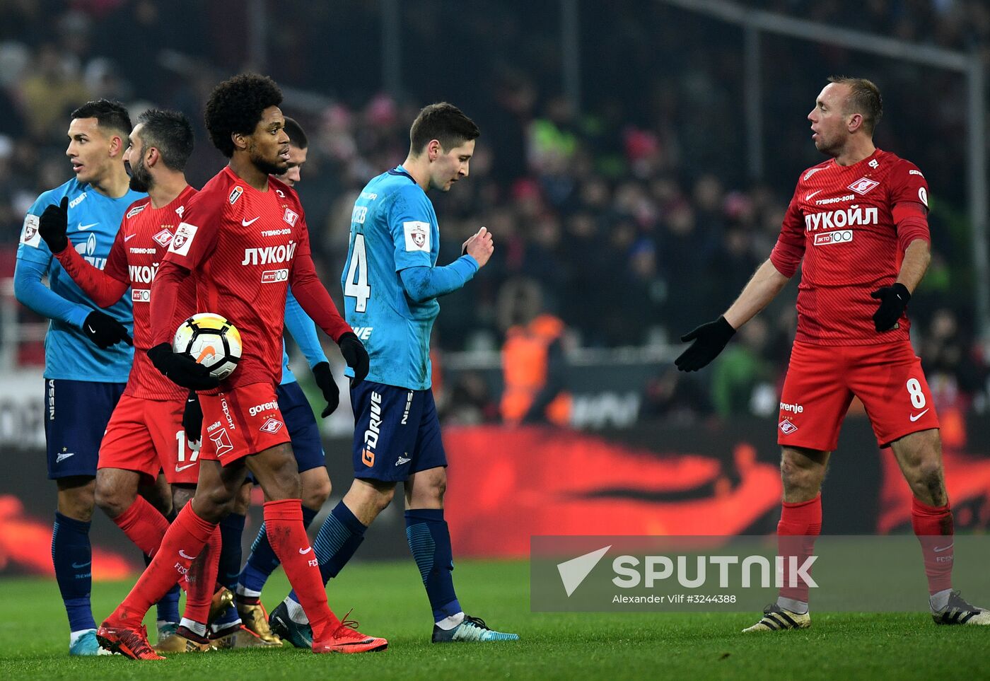 Football. RFPL. Spartak vs. Zenit