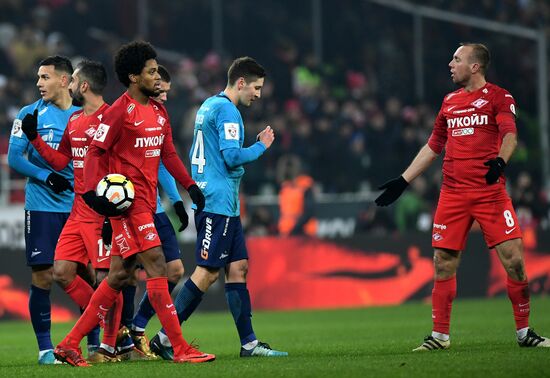 Football. RFPL. Spartak vs. Zenit