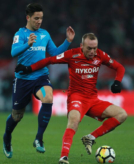 Football. RFPL. Spartak vs. Zenit