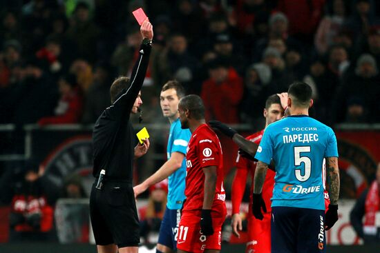 Football. RFPL. Spartak vs. Zenit
