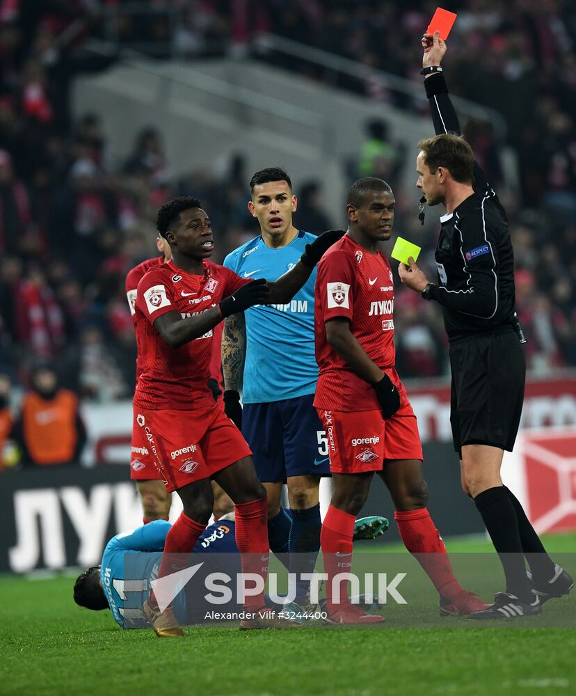 Football. RFPL. Spartak vs. Zenit