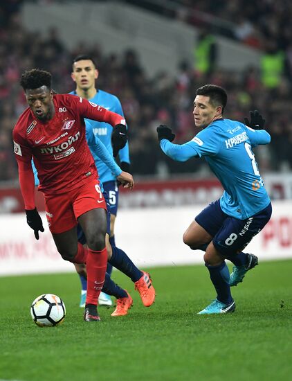 Football. RFPL. Spartak vs. Zenit