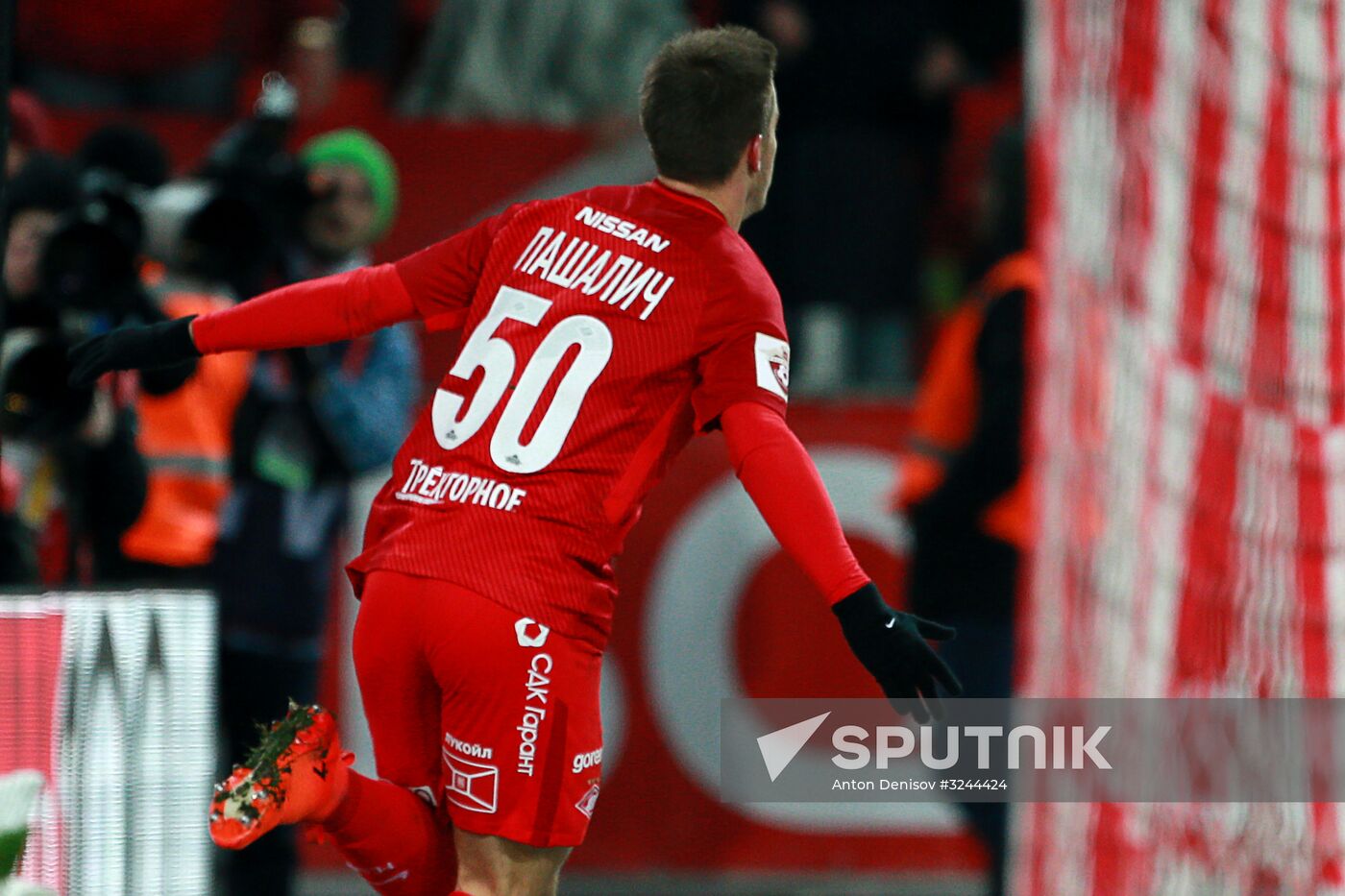 Football. RFPL. Spartak vs. Zenit