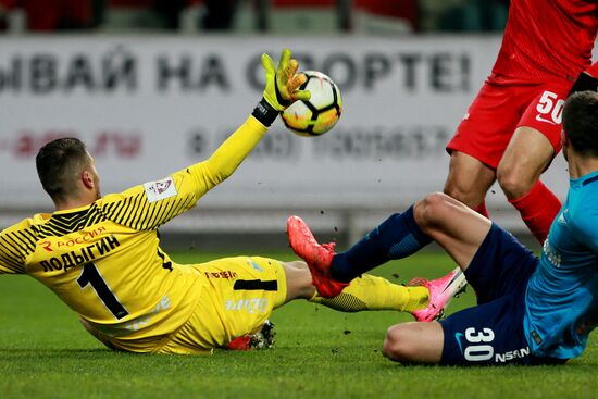 Football. RFPL. Spartak vs. Zenit