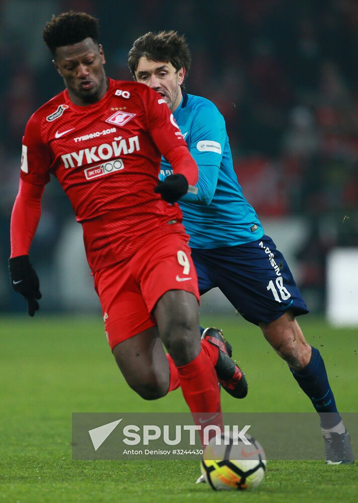 Football. RFPL. Spartak vs. Zenit