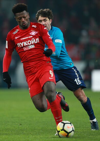 Football. RFPL. Spartak vs. Zenit