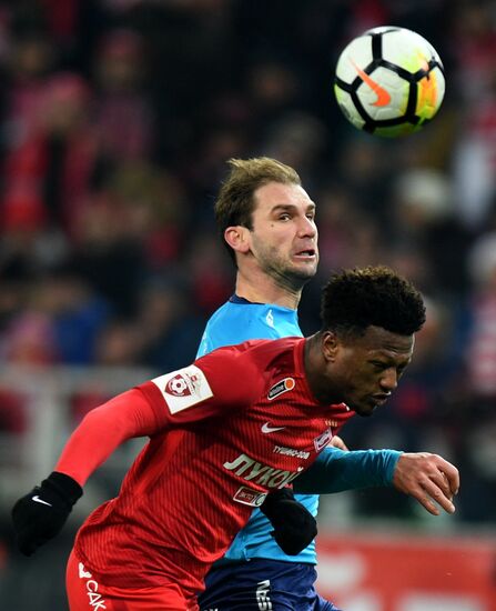 Football. RFPL. Spartak vs. Zenit