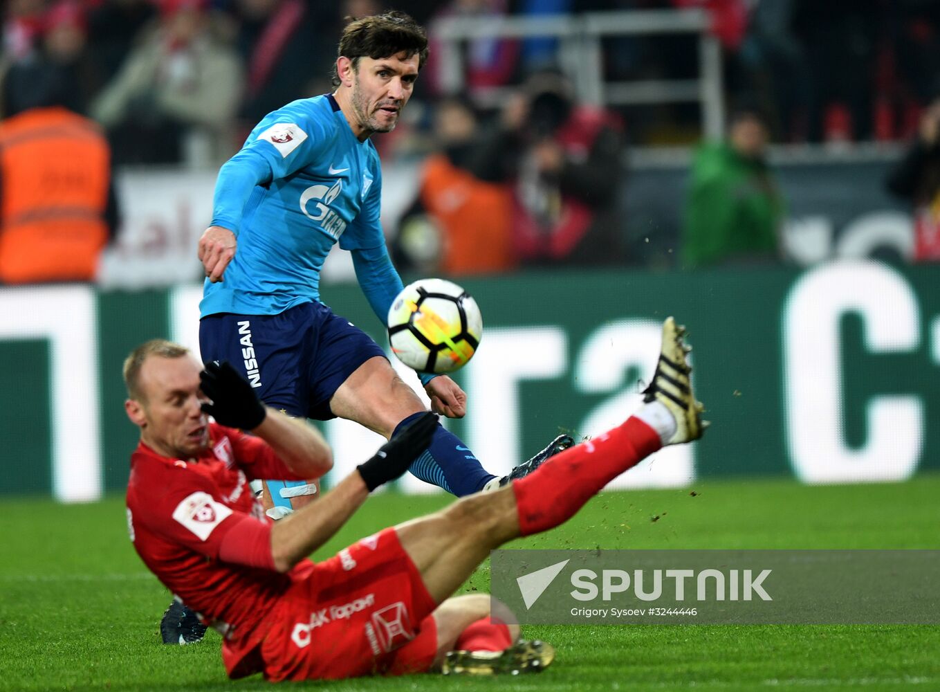 Football. RFPL. Spartak vs. Zenit