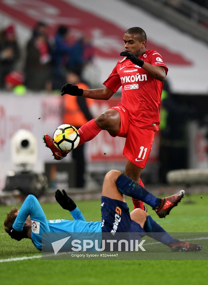 Football. RFPL. Spartak vs. Zenit