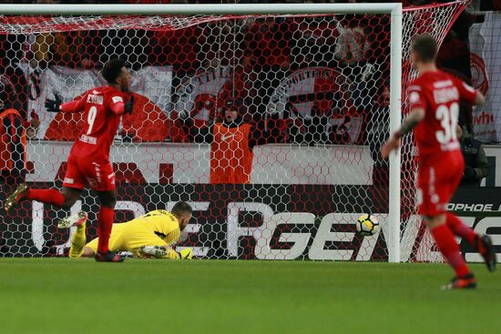 Football. Russian Football Premier League. Spartak vs. Zenit
