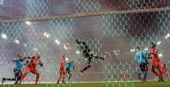 Football. Russian Football Premier League. Spartak vs. Zenit