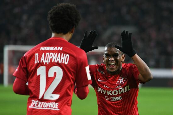 Football. Russian Football Premier League. Spartak vs. Zenit